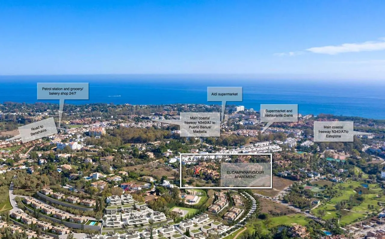 Marbella Luxury Fast Internet Netflix Apartment Estepona 0*,  Spain